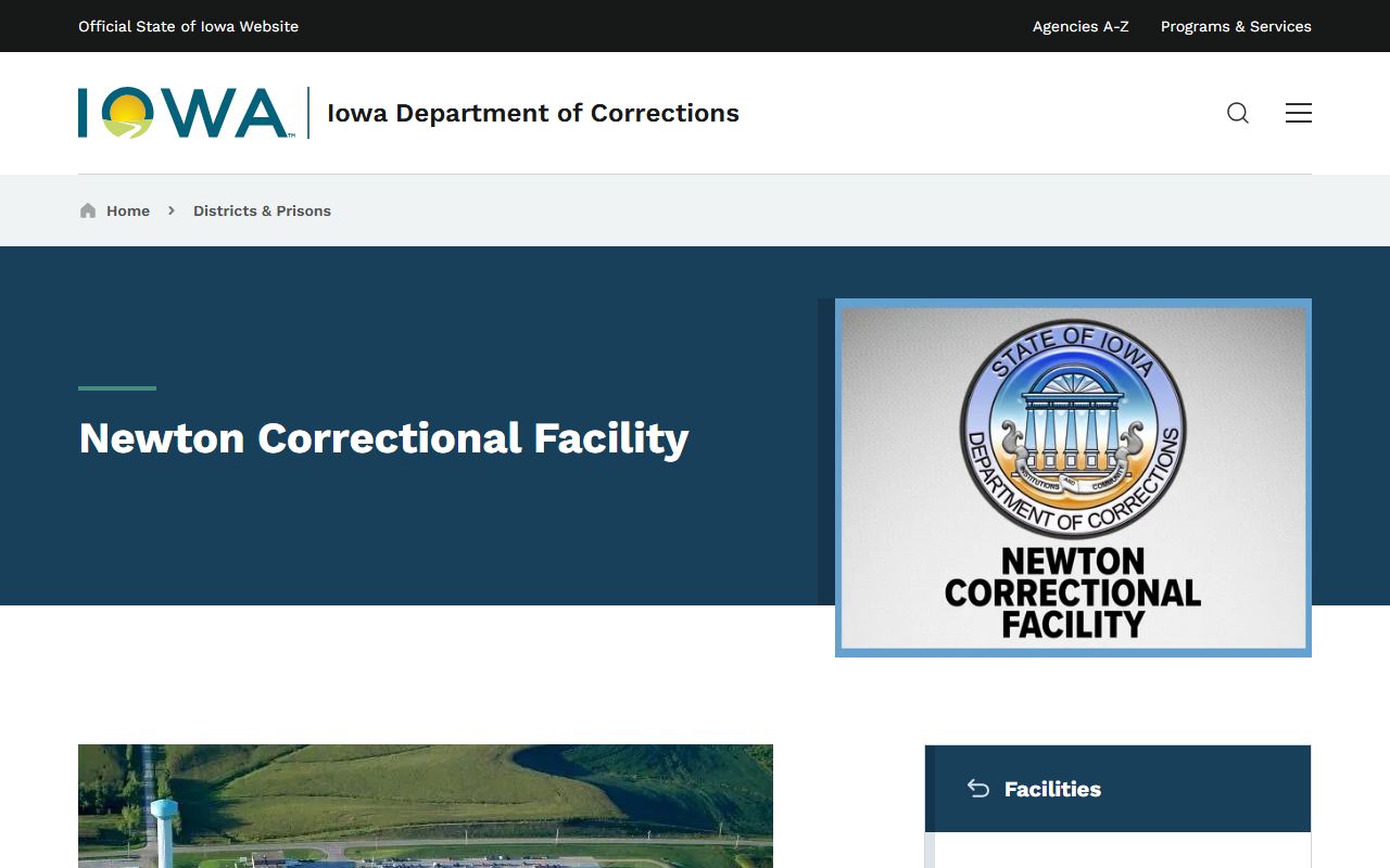 Newton Correctional Facility inmate lookup and Iowa DOC facility information